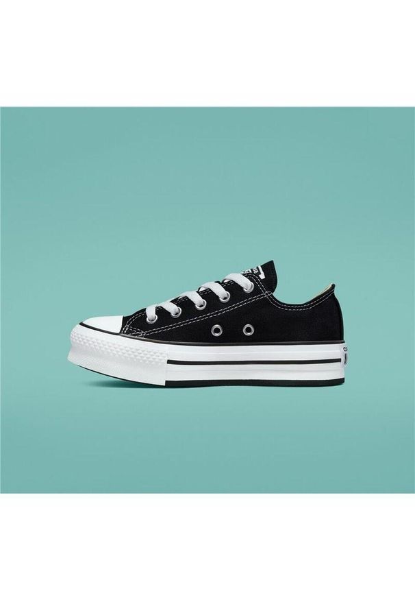 Buty sportowe Casual Dziecięce Converse All-Star Lift Low Czarny. Okazja: na co dzień. Kolor: czarny. Styl: sportowy, casual