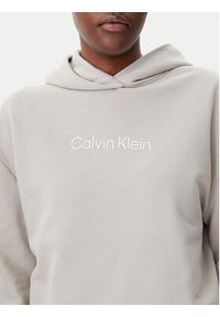 Calvin Klein Bluza Hero Logo K20K205449 Beżowy Regular Fit. Kolor: beżowy. Materiał: bawełna #5