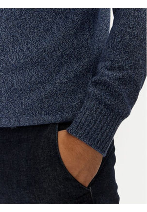 United Colors of Benetton - United Colors Of Benetton Sweter 1235U1N67 Niebieski Regular Fit. Kolor: niebieski. Materiał: syntetyk