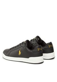 Polo Ralph Lauren Sneakersy RF104234 Czarny. Kolor: czarny. Materiał: skóra
