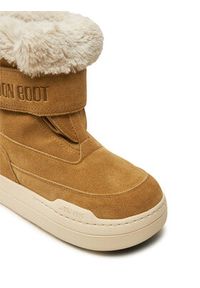 Moon Boot Śniegowce Junior Park Dtrap Boot Suede 80D3440040 Brązowy. Kolor: brązowy. Materiał: zamsz, skóra #8