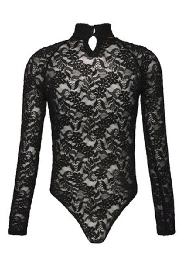 Guess Body O5BM08 K1820 Czarny Slim Fit. Kolor: czarny. Materiał: syntetyk