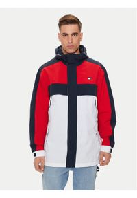 Tommy Jeans Parka Archive DM0DM19477 Czerwony Relaxed Fit. Kolor: czerwony. Materiał: syntetyk