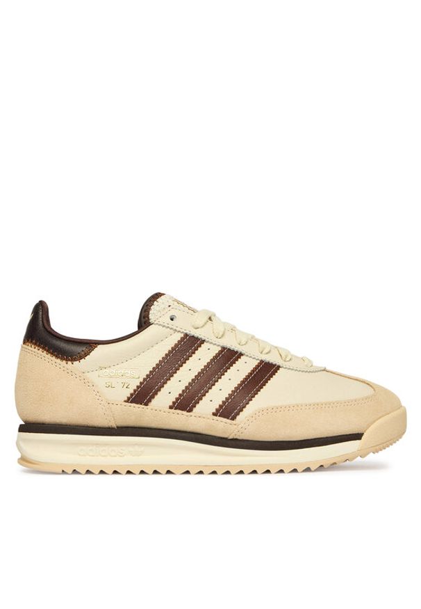 Adidas - adidas Sneakersy SL 72 RS HQ4909 Beżowy. Kolor: beżowy. Materiał: skóra