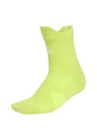 Adidas - Skarpety RUNxCUSHIONED 1 Pair. Kolor: żółty, wielokolorowy, biały. Technologia: ClimaCool (Adidas). Sport: fitness #1