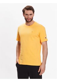 Champion T-Shirt 218496 Pomarańczowy Regular Fit. Kolor: pomarańczowy. Materiał: bawełna