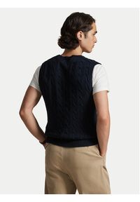 Polo Ralph Lauren Sweter 710979113002 Granatowy Regular Fit. Typ kołnierza: polo. Kolor: niebieski. Materiał: bawełna #5