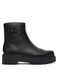 Botki DKNY. Kolor: czarny