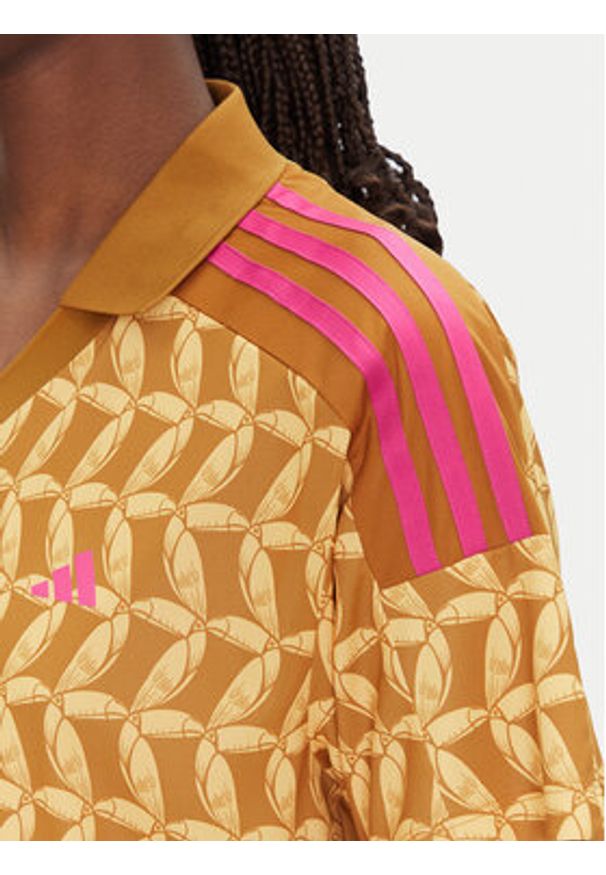Adidas - adidas T-Shirt FARM Rio JD6303 Pomarańczowy Loose Fit. Kolor: pomarańczowy. Materiał: syntetyk