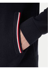 TOMMY HILFIGER - Tommy Hilfiger Kardigan MW0MW41543 Granatowy Regular Fit. Kolor: niebieski. Materiał: bawełna #4