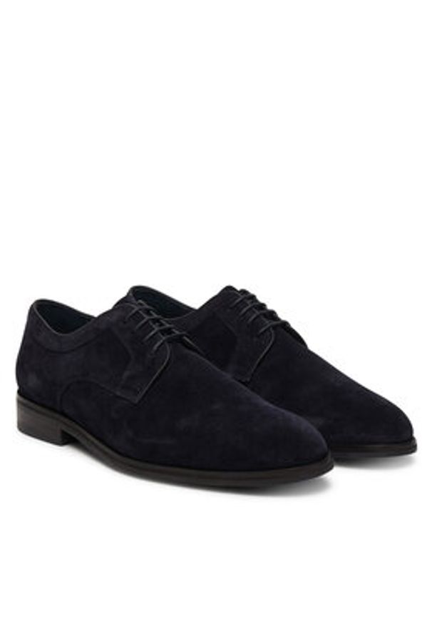 JOOP! Półbuty 4140005644 Granatowy. Kolor: niebieski. Materiał: skóra, welur