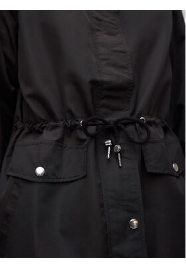 Vero Moda Parka Paisley 10301577 Czarny Regular Fit. Kolor: czarny. Materiał: syntetyk. Wzór: paisley