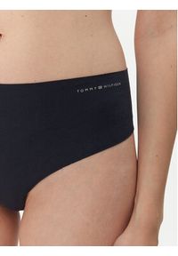 TOMMY HILFIGER - Tommy Hilfiger Komplet 3 par stringów UW0UW05969 Kolorowy. Materiał: bawełna. Wzór: kolorowy #8
