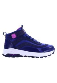 skechers - Buty na co dzień młodzieżowe SKECHERS FUSE TREAD skóra wysokie. Okazja: na co dzień. Kolor: fioletowy. Materiał: skóra. Styl: młodzieżowy, casual