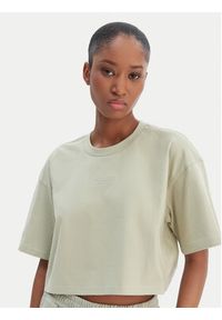 Reebok T-Shirt Reebok x Ewa Chodakowska Olka RK25612CCW Zielony jasny Relaxed Fit. Kolor: zielony. Materiał: bawełna #4