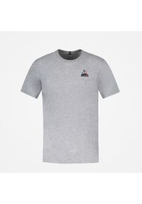 Le Coq Sportif - T-shirt do pilates męski ESS Tee SS N°4 M. Kolor: szary. Sport: joga i pilates