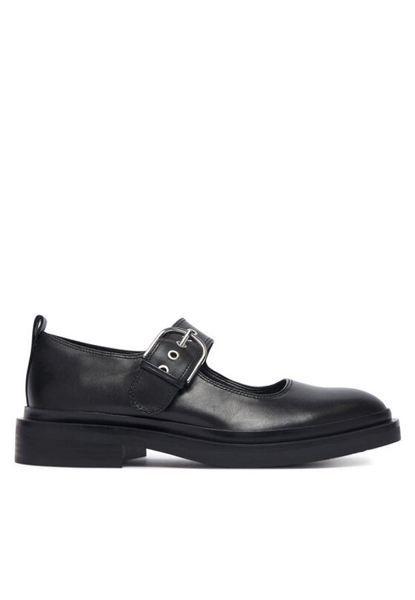 Clarks Półbuty Previa Bar 26329410 Czarny. Kolor: czarny. Materiał: skóra