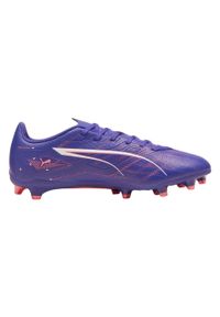 Puma - Męskie Buty Piłkarskie Ultra 5 Play Firm Ground. Kolor: fioletowy. Sport: piłka nożna
