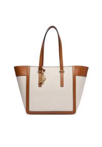 TOMMY HILFIGER - Tommy Hilfiger Torebka Th Script Tote Canvas AW0AW18829 Kremowy. Kolor: kremowy #5