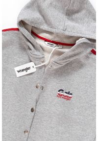 Wrangler - DAMSKI KOMBINEZON WRANGLER SPORTY PLAYSUIT MID GREY MEL W6063IC37. Kolor: szary. Materiał: materiał. Wzór: melanż. Styl: sportowy #4