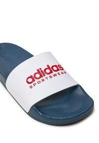 Adidas - adidas Klapki Adilette Shower II0017 Biały. Kolor: biały. Materiał: skóra #3