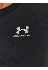 Under Armour Bluza Essential Flc Os Crew 1379475 Czarny Loose Fit. Kolor: czarny. Materiał: bawełna #3