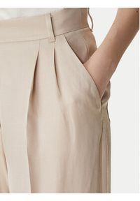 Marella Spodnie materiałowe Adito 2615131221 Beżowy Straight Fit. Kolor: beżowy. Materiał: wiskoza #4