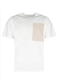 Xagon Man T-Shirt | P22082 ZX 0062 | Mężczyzna | Kremowy. Kolor: kremowy. Materiał: bawełna. Wzór: aplikacja #4