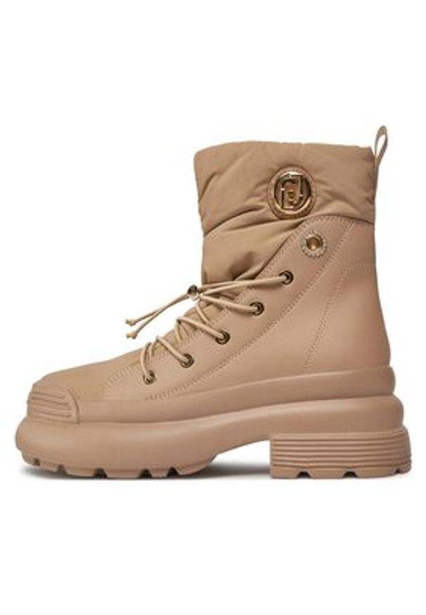 Liu Jo Trzewiki Amy 15 SF3119 TX349 Beżowy. Kolor: beżowy. Materiał: skóra