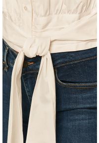 Guess Jeans - Koszula. Kolor: biały. Materiał: jeans #3