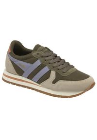 Buty do chodzenia damskie Gola Daytona Chute 2024. Zapięcie: sznurówki. Kolor: zielony, wielokolorowy. Materiał: skóra, syntetyk, materiał. Szerokość cholewki: normalna. Sport: turystyka piesza