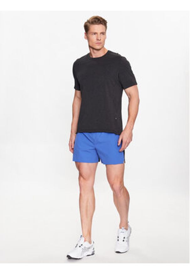 On T-Shirt Active-T M 12200139 Czarny Athletic Fit. Kolor: czarny. Materiał: bawełna