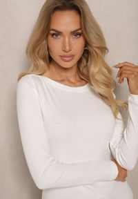 Renee - Biała Casualowa Bluzka z Bawełną Seavithra. Okazja: na co dzień. Kolor: biały. Materiał: bawełna. Styl: casual