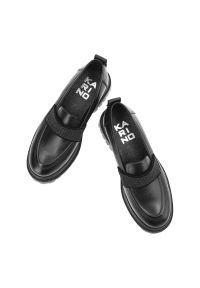 Czarne Półbuty Karino Eleganckie Skórzane Buty. Okazja: na spacer. Kolor: czarny. Materiał: skóra. Szerokość cholewki: normalna. Styl: elegancki #3