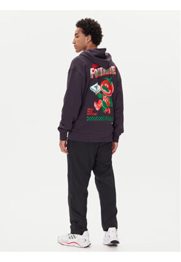 Adidas - adidas Bluza Fortnite JV7961 Fioletowy Loose Fit. Kolor: fioletowy. Materiał: bawełna