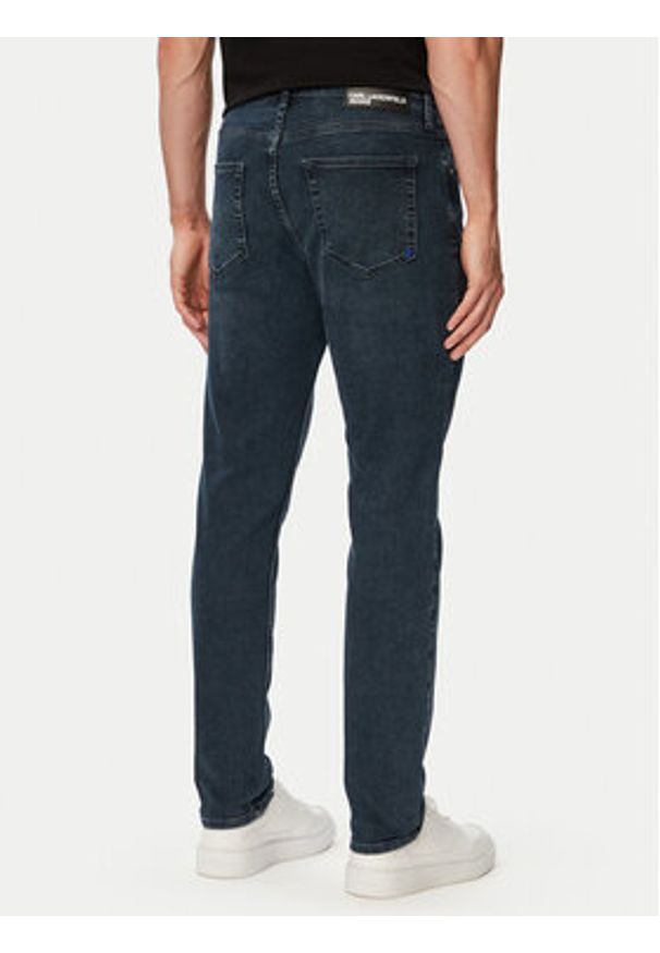 Karl Lagerfeld Jeans Jeansy B3M10029 Czarny Slim Fit. Kolor: czarny