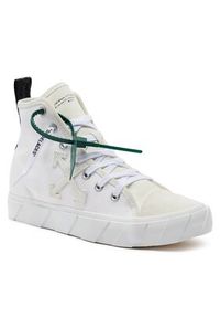 OFF-WHITE - Off-White Sneakersy IA119S22LEA0010101 Écru. Materiał: zamsz, skóra