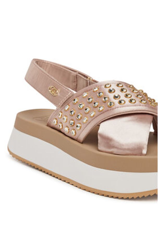 Liu Jo Sandały Dreamy Sandal 02 BA5089 TX001 Różowy. Kolor: różowy. Materiał: materiał