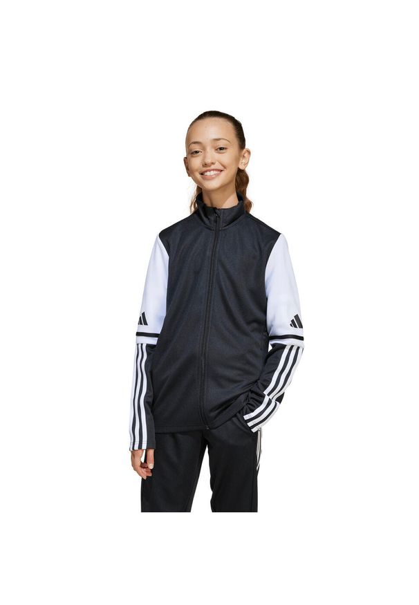 Adidas Sport Sq25 Tr Jkt Bluza Y Dzieci. Kolor: czarny, biały, wielokolorowy. Sport: piłka nożna