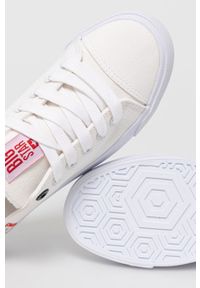 Big-Star - Big Star Tenisówki damskie kolor biały. Nosek buta: okrągły. Zapięcie: sznurówki. Kolor: biały. Materiał: guma #4
