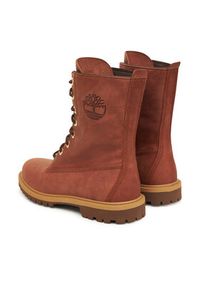 Timberland Trzewiki Premium 8-Inch Waterproof TB0A43MXEM41 Brązowy. Kolor: brązowy. Materiał: skóra