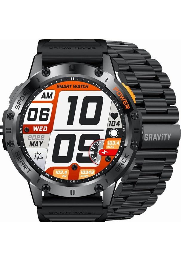 Smartwatch Gravity Zegarek męski SMARTWATCH GRAVITY GT22-1. Rodzaj zegarka: smartwatch