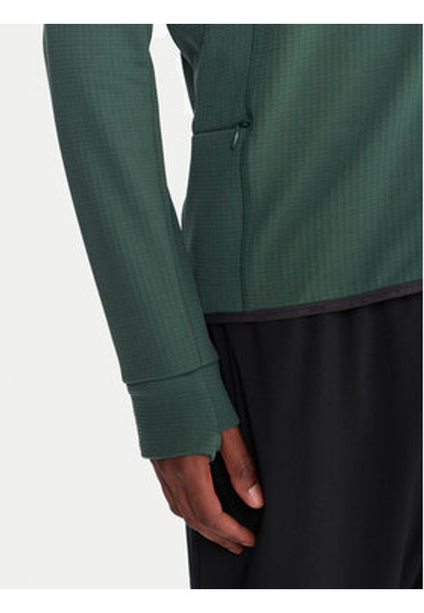 Quiksilver Bluza techniczna Steep Point EQYPF03078 Zielony Slim Fit. Kolor: zielony. Materiał: syntetyk