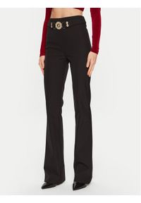 Babylon Spodnie materiałowe S00507 Czarny Regular Fit. Kolor: czarny. Materiał: syntetyk #1