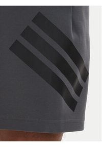Adidas - adidas Szorty sportowe Future Icons 3-Stripes KD5241 Szary Regular Fit. Kolor: szary. Materiał: bawełna. Styl: sportowy #4