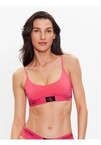 Calvin Klein Underwear Biustonosz top 000QF7245E Różowy. Kolor: różowy. Materiał: syntetyk #1