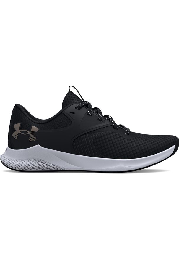 Buty damskie do biegania Under Armour Charged Aurora 2. Zapięcie: sznurówki. Kolor: wielokolorowy, szary, czarny. Materiał: materiał, syntetyk. Szerokość cholewki: normalna. Sport: bieganie, fitness