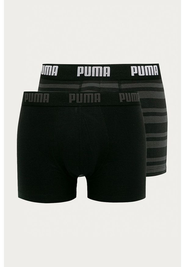 Puma bokserki (2-pack) 907838 kolor czarny. Kolor: czarny