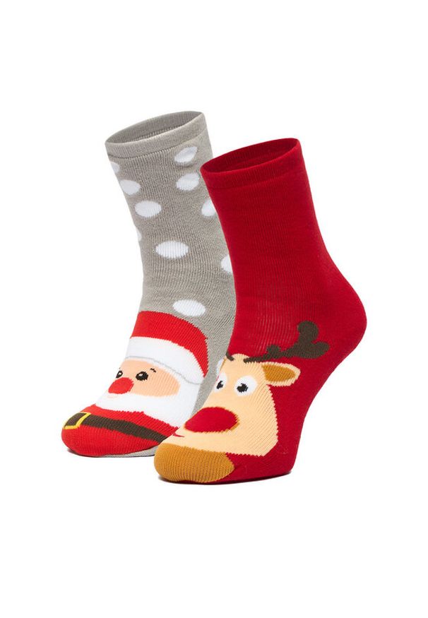 Jenny Fairy Skarpety długie 4WB-003-AW23 (2-pack) Kolorowy. Materiał: materiał. Wzór: kolorowy