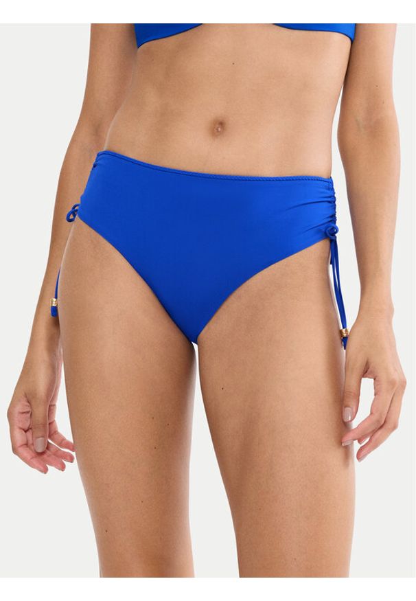 Triumph Dół od bikini Summer Twist Midi 01 10226501 Niebieski. Kolor: niebieski. Materiał: syntetyk